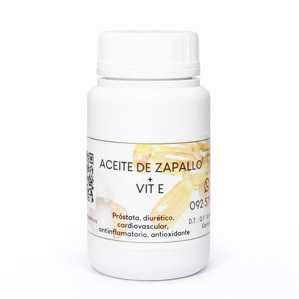 Aceite de Zapallo + Vitamina E · 30 caps
