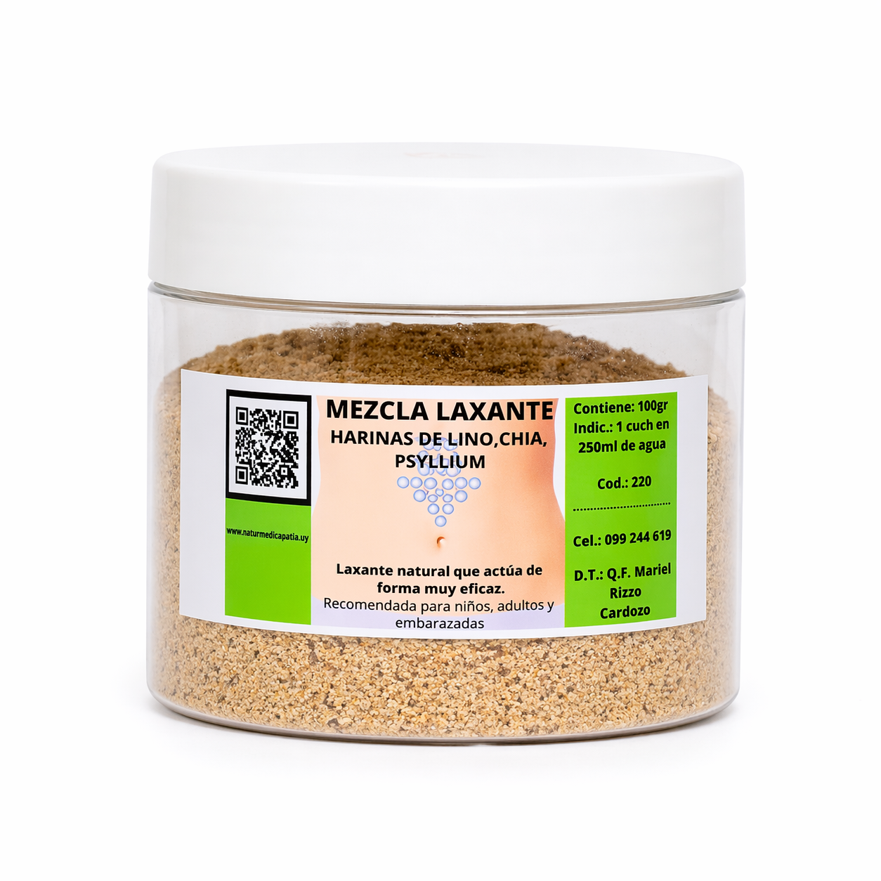 Mezcla Laxante (Harinas de Lino, Chia y Levadura de Cerveza) · 100gr
