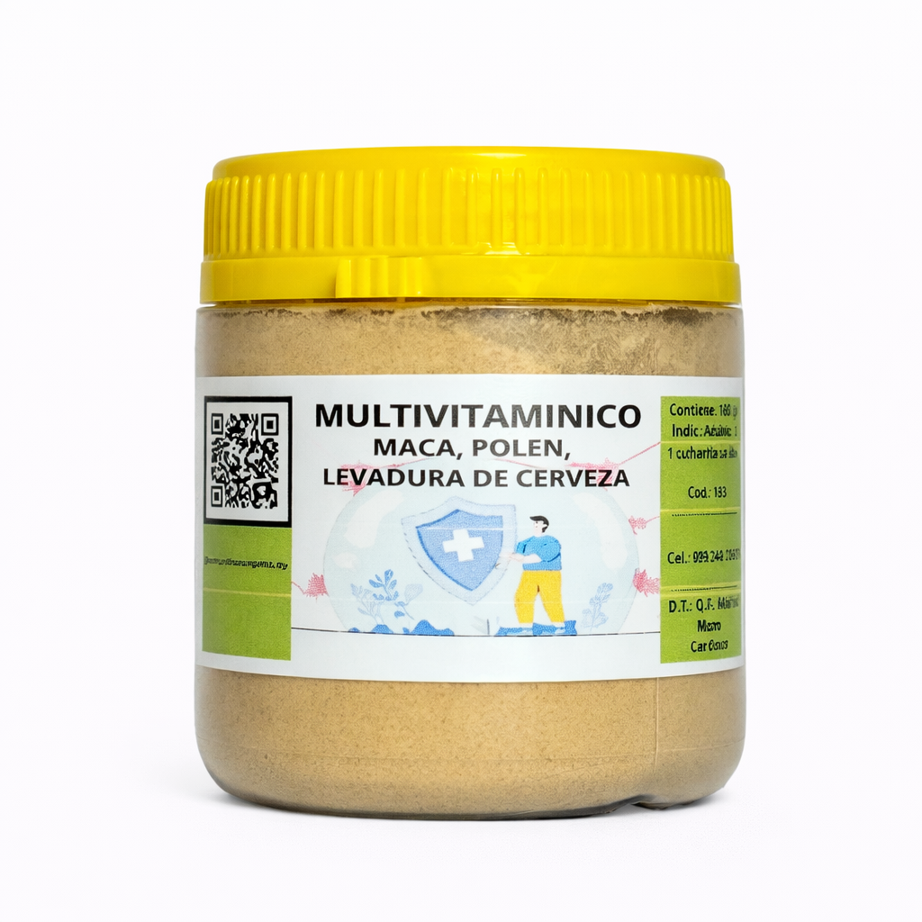 Multivitamínico (Maca, Polen y Levadura de Cerveza) · 100gr