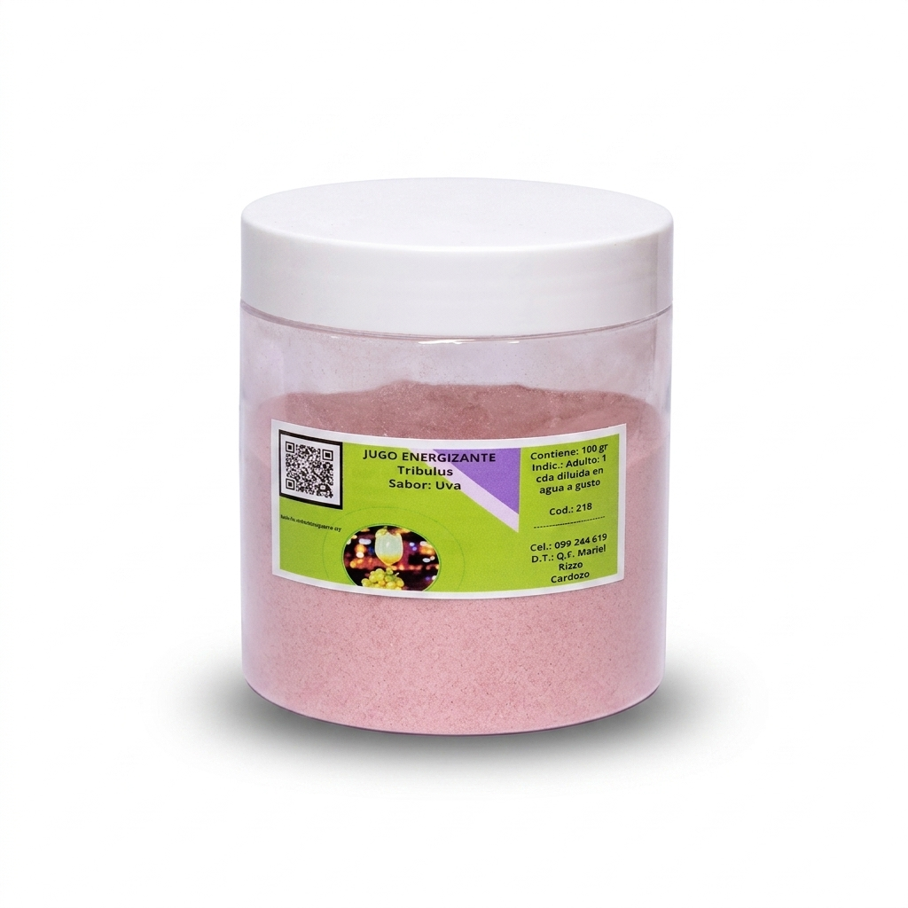 Jugo Energizante (Tribulus) Sabor uva · 100gr
