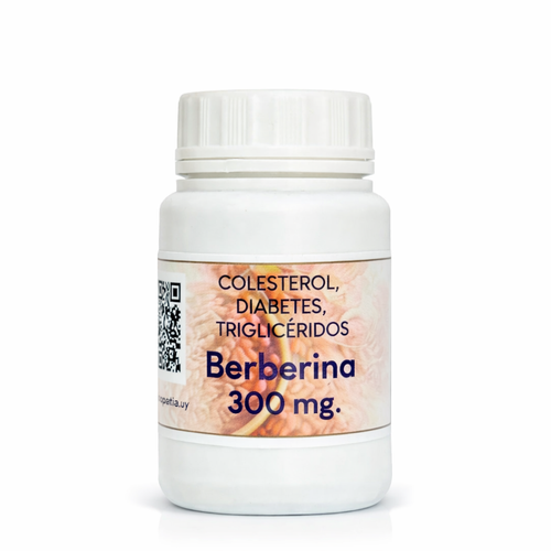 Berberina 300mg - 30 cápsulas