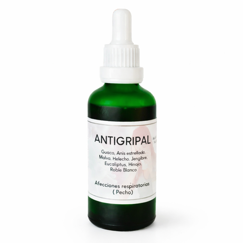 Gotas Antigripales (Guaco, Anis, Malva, Helecho, Jengibre, Eucalipto Hinojo y Roble Blanco) · 50ml