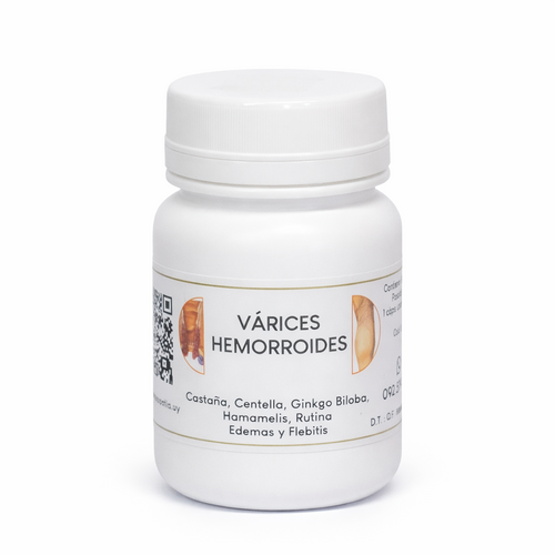 Circulación (Castaña, Centella, Hamamelis, Ginkgo Biloba y Rutina) - 30 capsulas