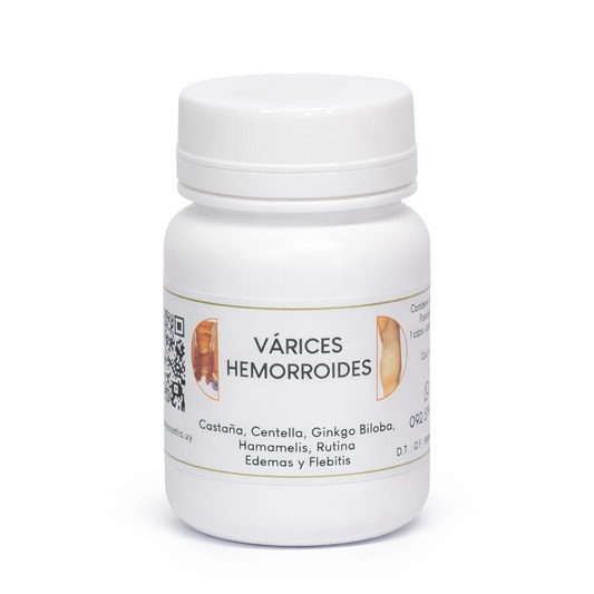Circulación (Castaña, Centella, Hamamelis, Ginkgo Biloba y Rutina) - 30 capsulas