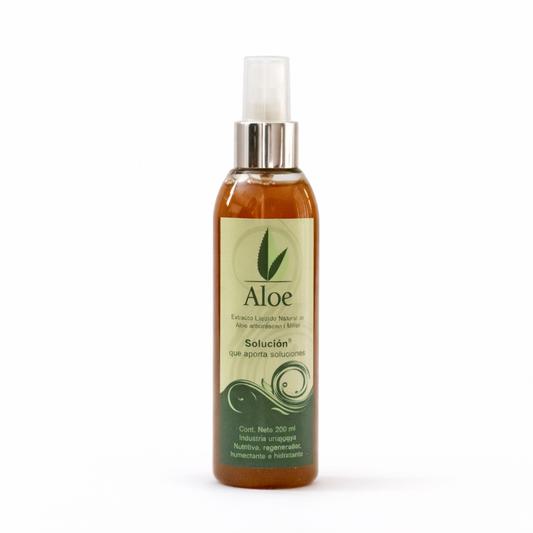 Solución de extracto liquido natural de Aloe en Spray · 200ml