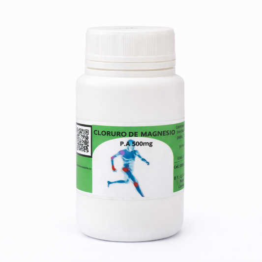 Cloruro de Magnesio P.A 500mg · 60 caps