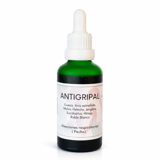 Gotas Antigripales (Guaco, Anis, Malva, Helecho, Jengibre, Eucalipto Hinojo y Roble Blanco) · 50ml