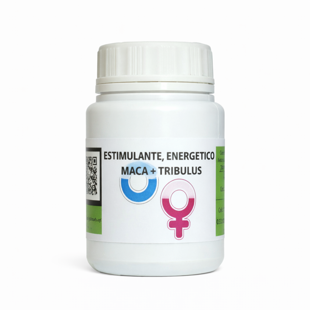 Estimulante y Energético (Maca + Tribulus) · 30 caps