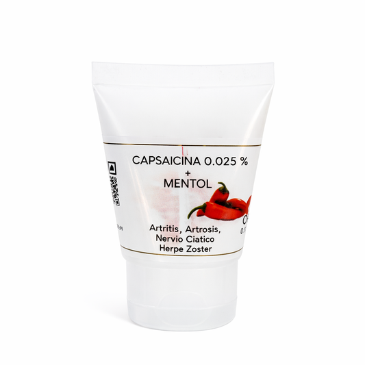 Crema Capsaicina 0,025% + Mentol - 30gr